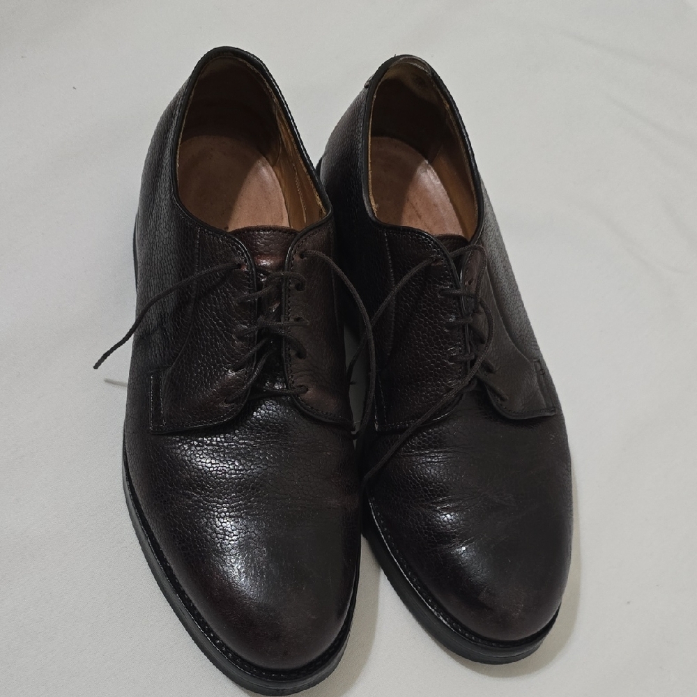 Allen‎ Edmonds Dark Brown Leather Oxfords  7.5 EEE